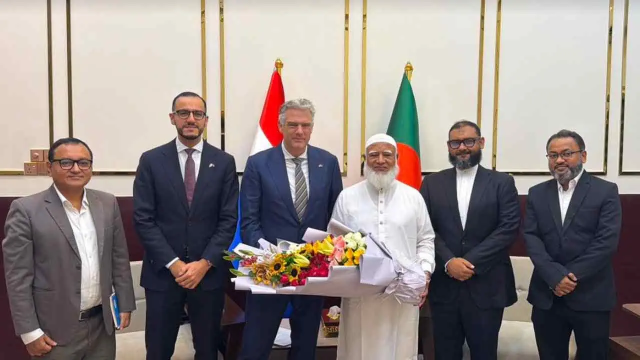 বিরোধীদলীয় নেতার সঙ্গে নেদারল্যান্ডসের রাষ্ট্রদূতের সৌজন্য সাক্ষাৎ