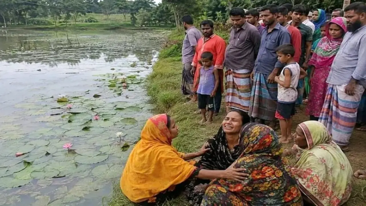 যশোরে শাপলা তুলতে গিয়ে পানিতে ডুবে দুই শিশুর মৃত্যু