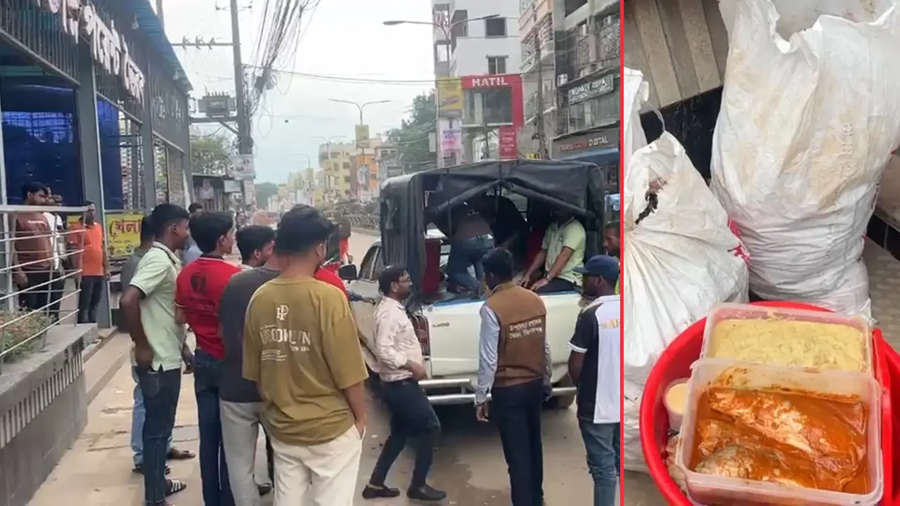 রেস্টুরেন্টে মিলল রং মেশানো পচা-বাসি খাবার, পৌনে ৩ লাখ টাকা জরিমানা