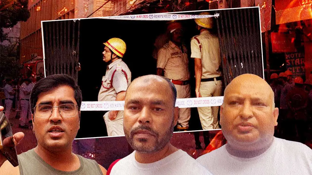 কলকাতার হোটেলে আগুন : এখনও আতঙ্কে বেঁচে যাওয়া ৩ বাংলাদেশি