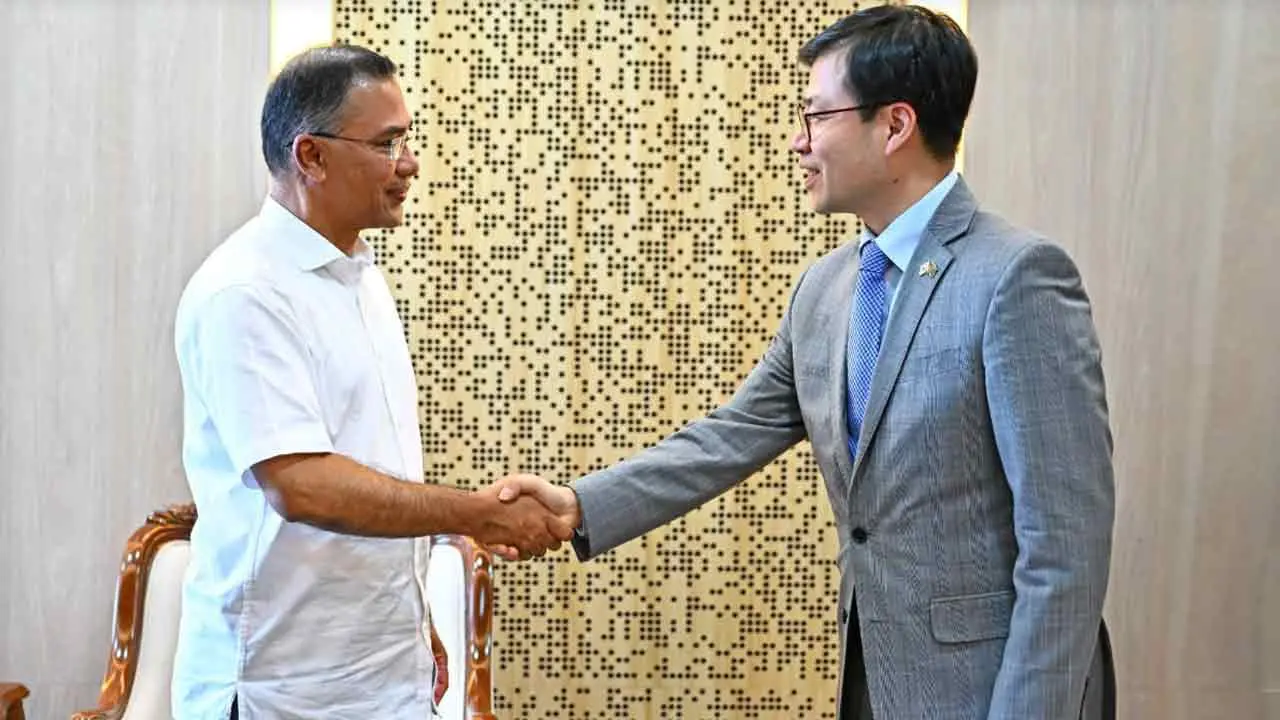 প্রধানমন্ত্রীর সঙ্গে দক্ষিণ কোরিয়ার বাণিজ্যমন্ত্রীর সাক্ষাৎ