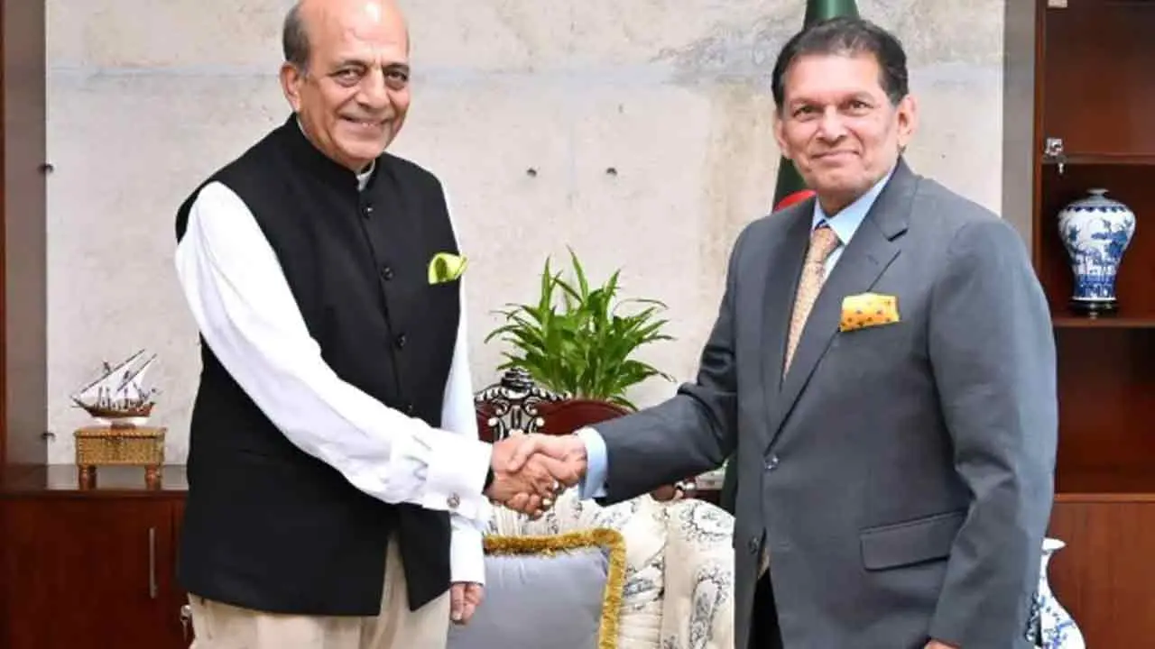 খলিলুর রহমানের সঙ্গে বৈঠক করলেন দীনেশ ত্রিবেদী
