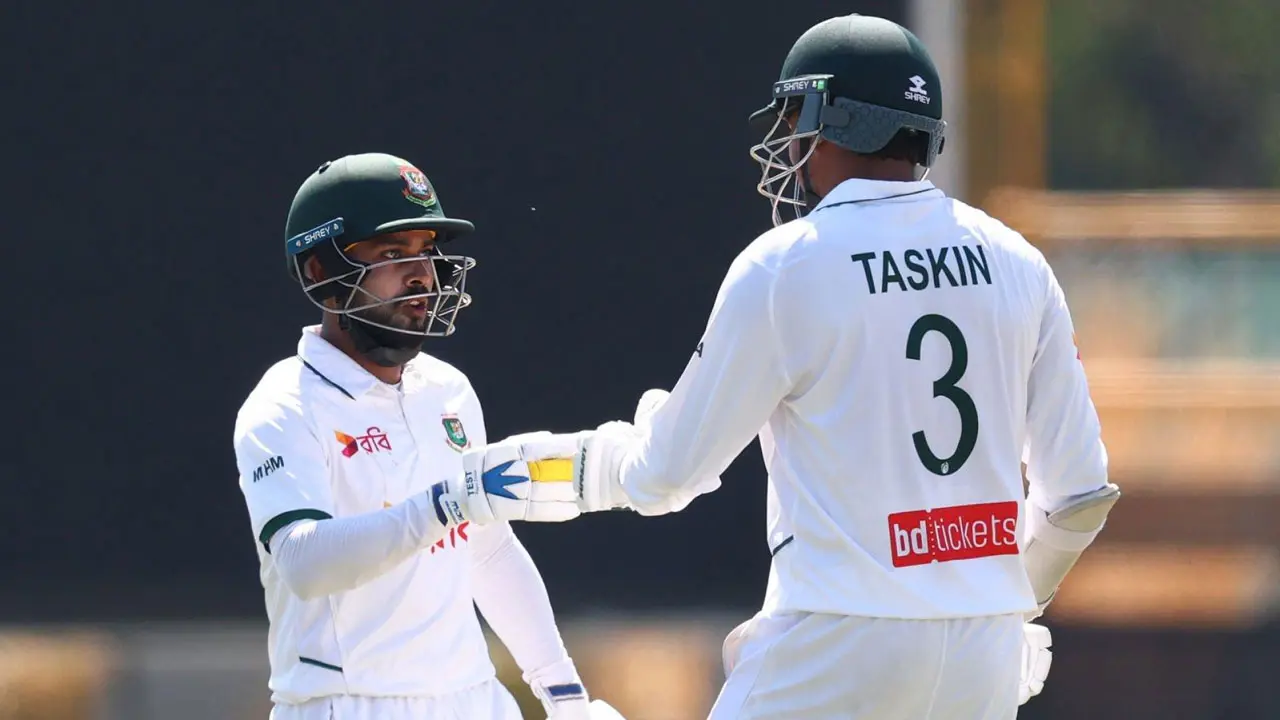 ২১৯ রানের লিড নিয়ে মধ্যাহ্নভোজে বাংলাদেশ