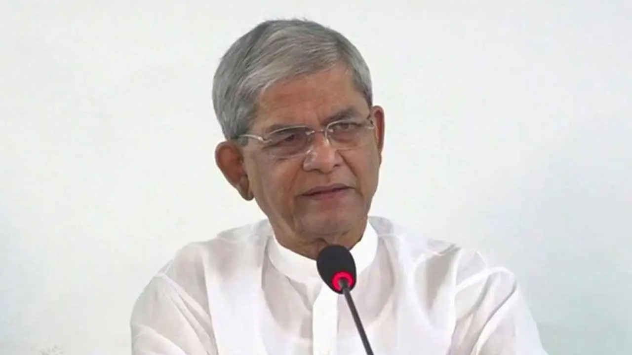 ধ্বংসস্তূপ থেকে দেশকে এগিয়ে নিতে কাজ করছে বিএনপি : মির্জা ফখরুল