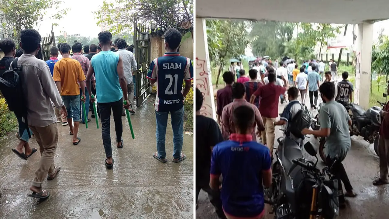নোবিপ্রবিতে ছাত্রদলের দুই গ্রুপের সংঘর্ষ, আহত ৫