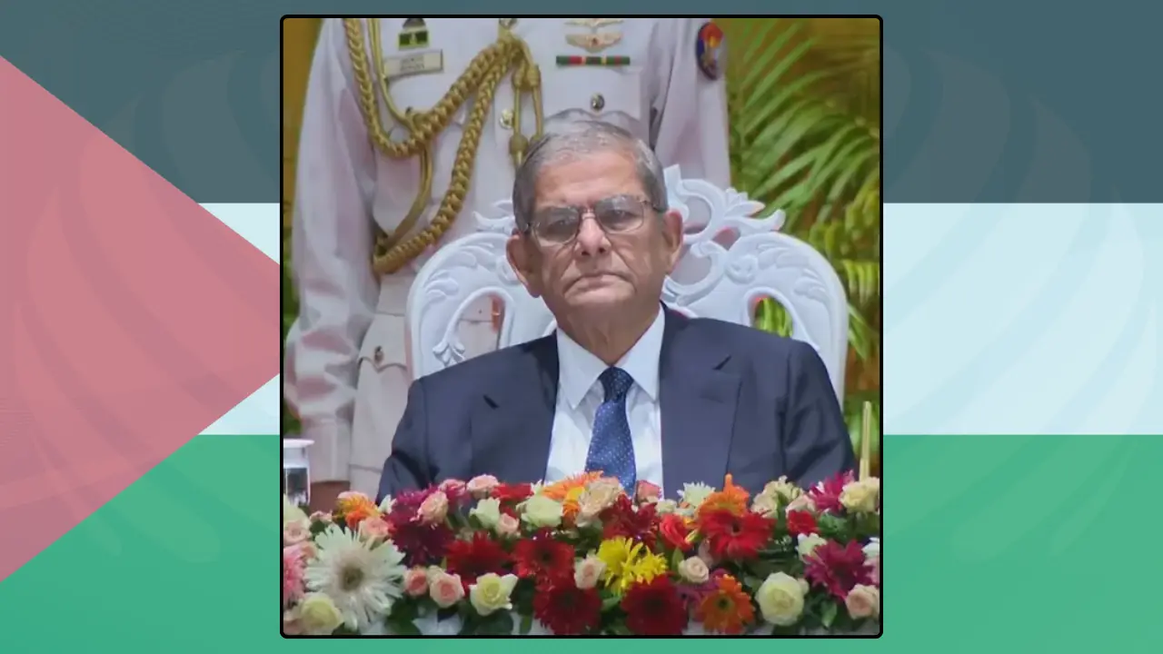 রাষ্ট্রপতি মির্জা ফখরুলকে ফিলিস্তিনের অভিনন্দন