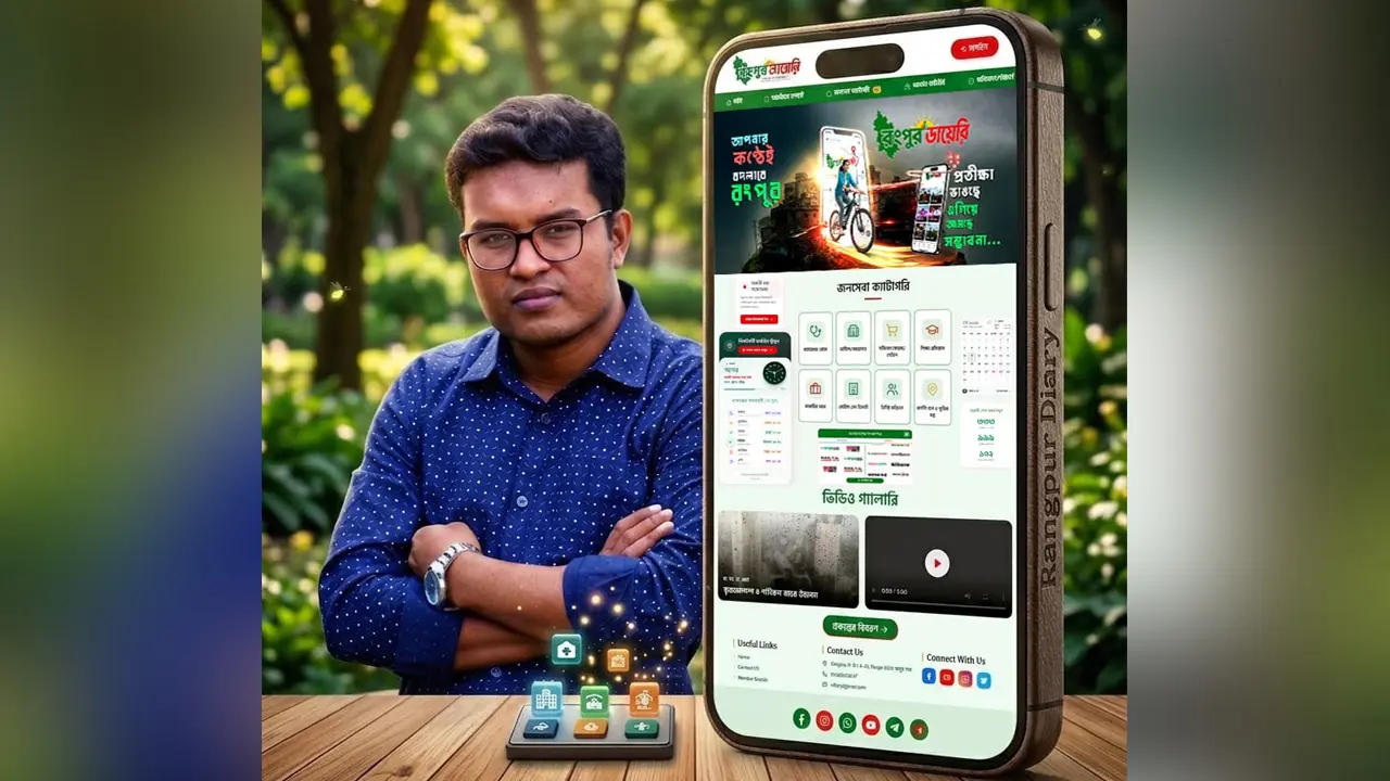 সাড়া ফেলেছে তথ্যভিত্তিক ডিজিটাল প্লাটফর্ম ‘রংপুর ডায়েরি’