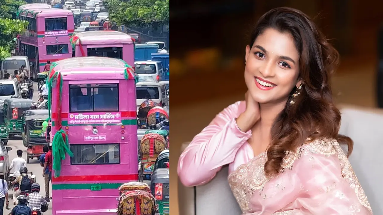 ‘গোলাপি বাস’ নিয়ে যা বললেন সাদিয়া আয়মান