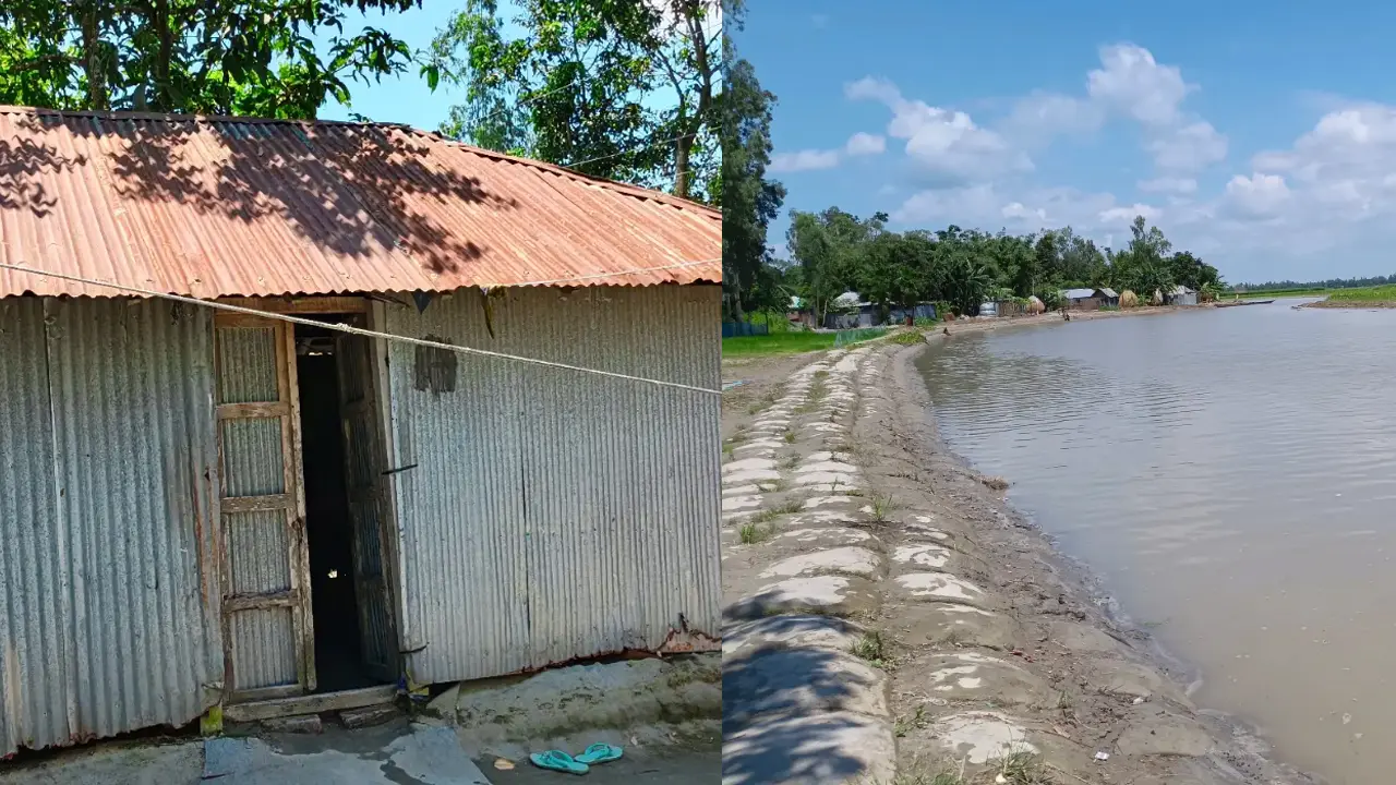 তিস্তায় ১৩ বার ভেঙেছে সালেকার ঘর, এখনও শঙ্কায় দিন কাটে