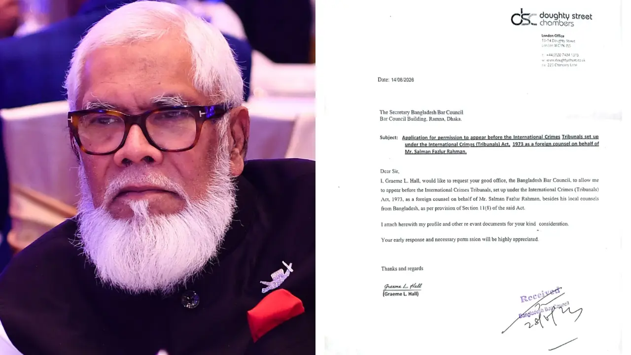 সালমানের হয়ে ট্রাইব্যুনালে লড়তে চান বিদেশি আইনজীবী