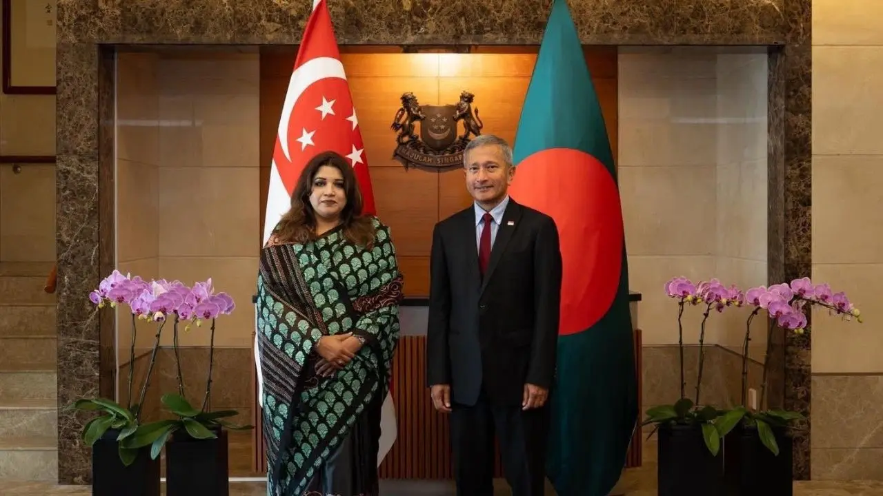 পররাষ্ট্র প্রতিমন্ত্রীর সঙ্গে সিঙ্গাপুরের পররাষ্ট্রমন্ত্রীর বৈঠক