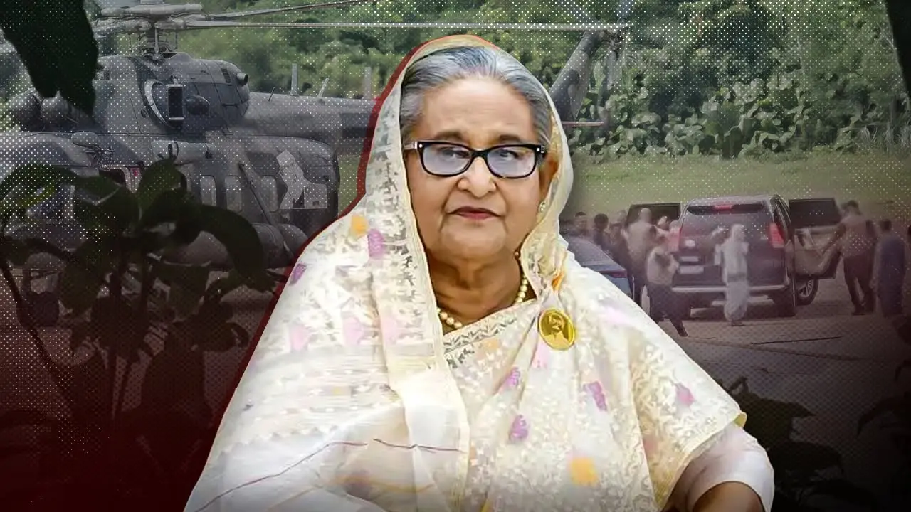 শেখ হাসিনা যেভাবে ভারতে পালিয়ে যেতে বাধ্য হন