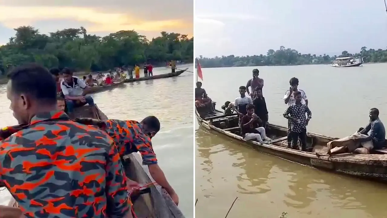 সুনামগঞ্জে হাউজবোট থেকে পড়ে ১০ বছরের শিশু নিখোঁজ