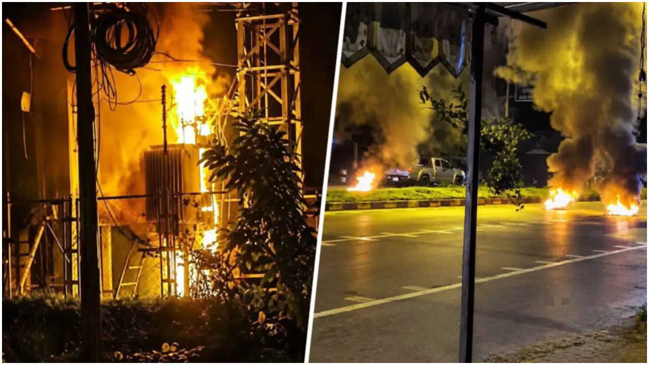 থাইল্যান্ডে একযোগে অর্ধ-শতাধিক স্থানে আগুন হামলা