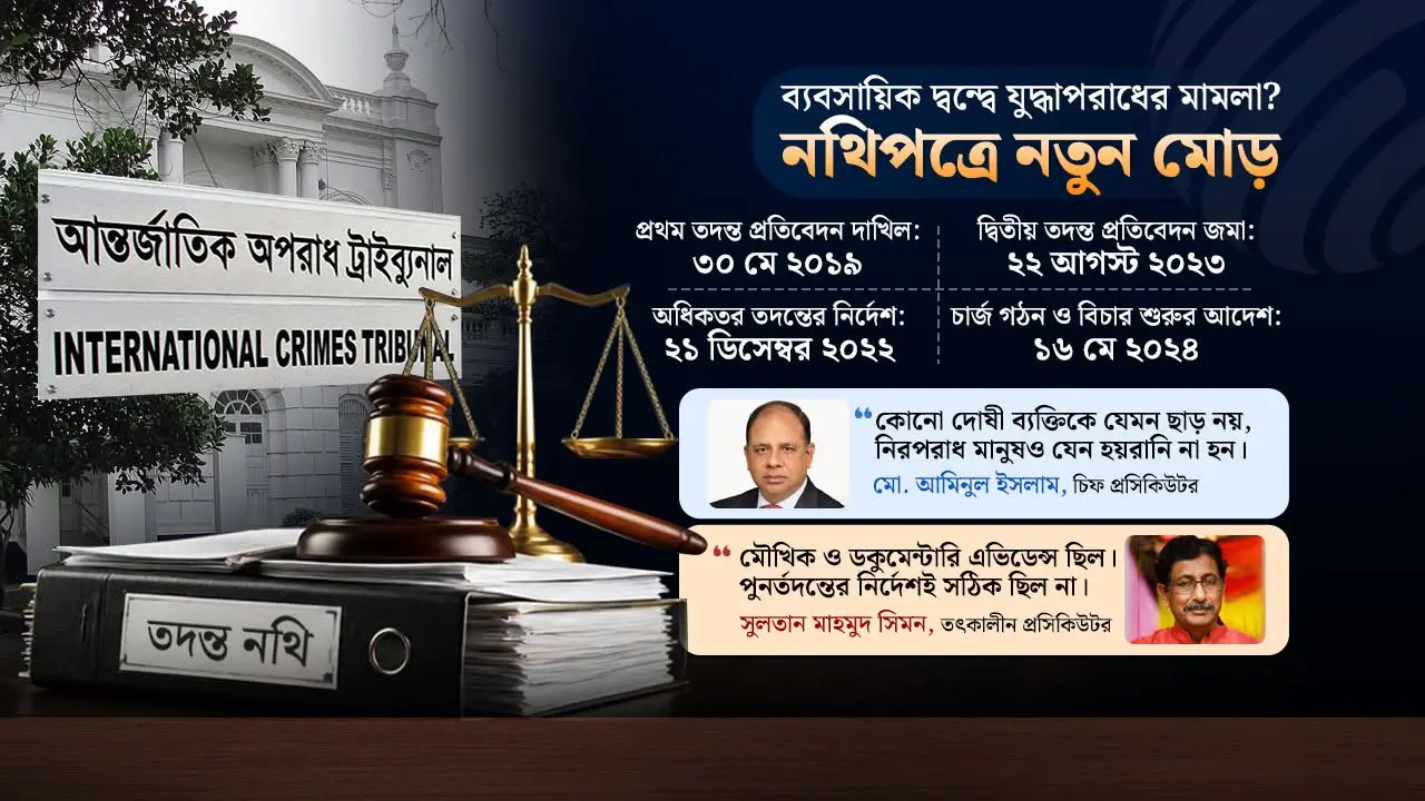 দুই তদন্তে আকাশ-পাতাল ফারাক, তবু চলছে যুদ্ধাপরাধের বিচার