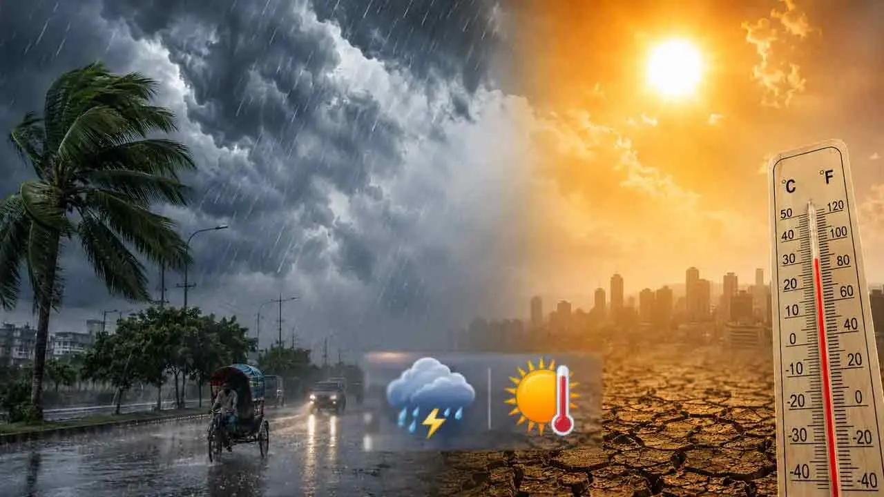জুলাইয়ে রেকর্ড বৃষ্টির পর আগস্টে তাপপ্রবাহ ও বন্যার ঝুঁকি