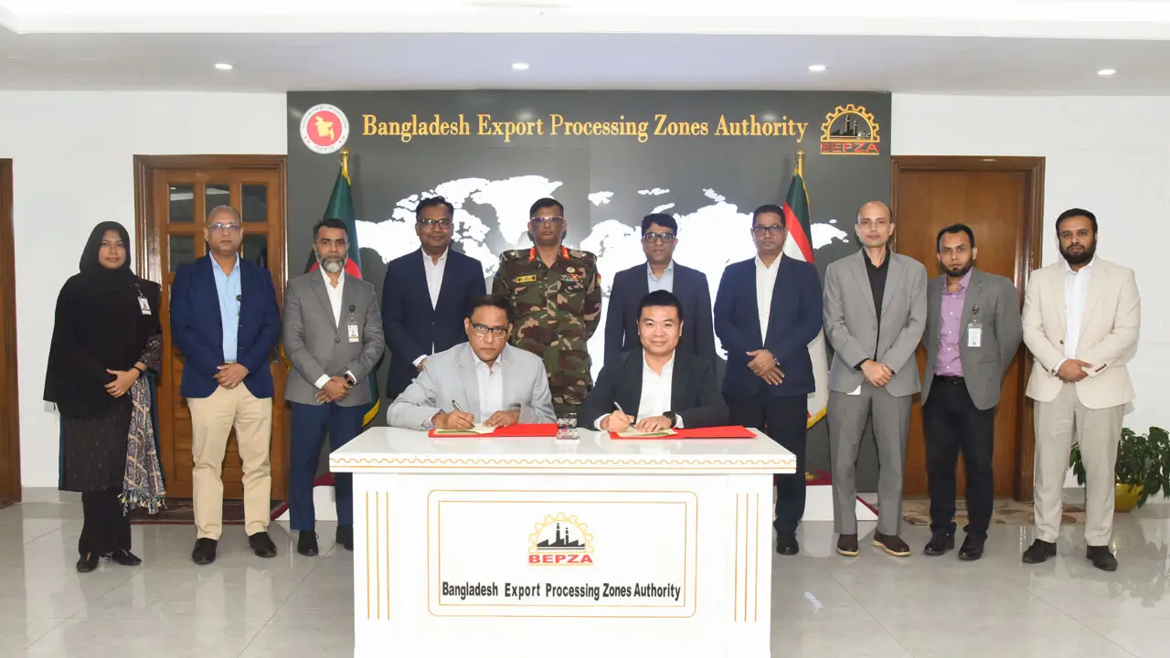 উত্তরা ইপিজেডে ২০ মিলিয়ন ডলার বিনিয়োগ করবে চীনা কোম্পানি