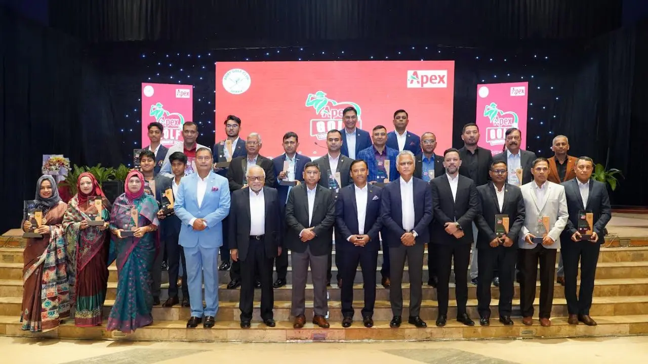 এপেক্স কাপ গলফ টুর্নামেন্টের সমাপনী ও পুরস্কার বিতরণী অনুষ্ঠিত