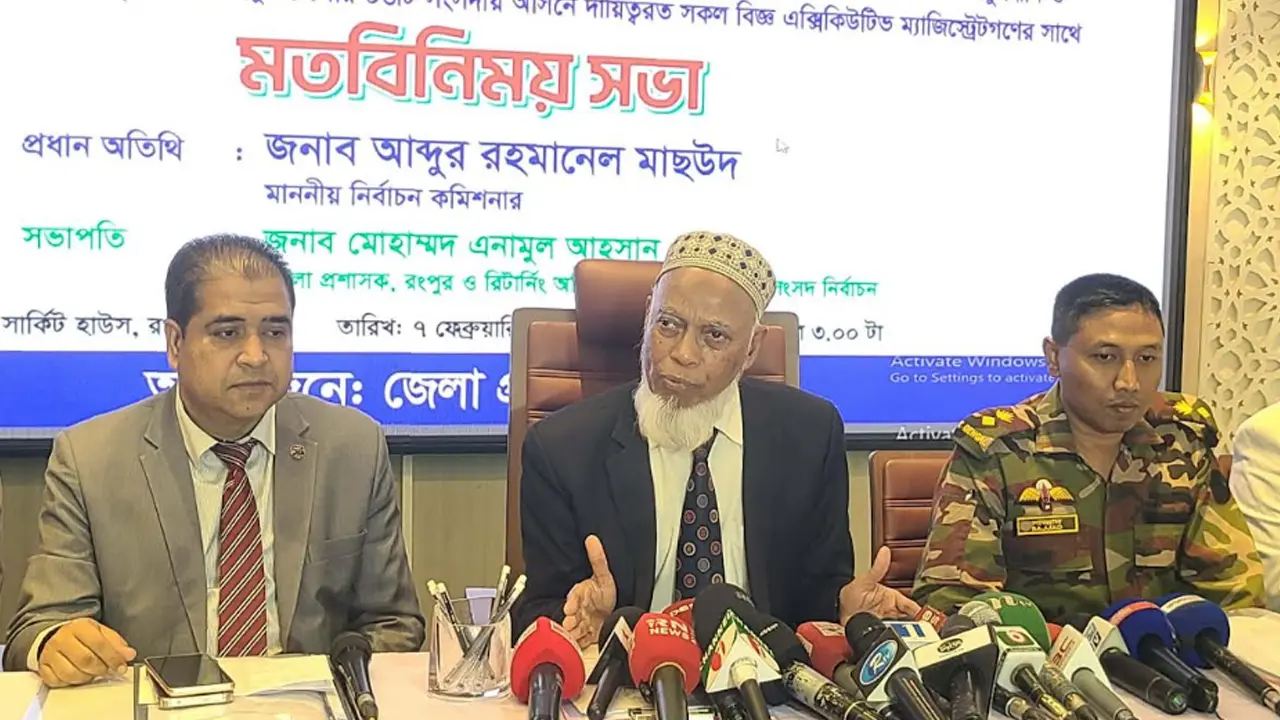 এবার কোনো ইলেকশন ইঞ্জিনিয়ারিং হবে না : ইসি মাছউদ