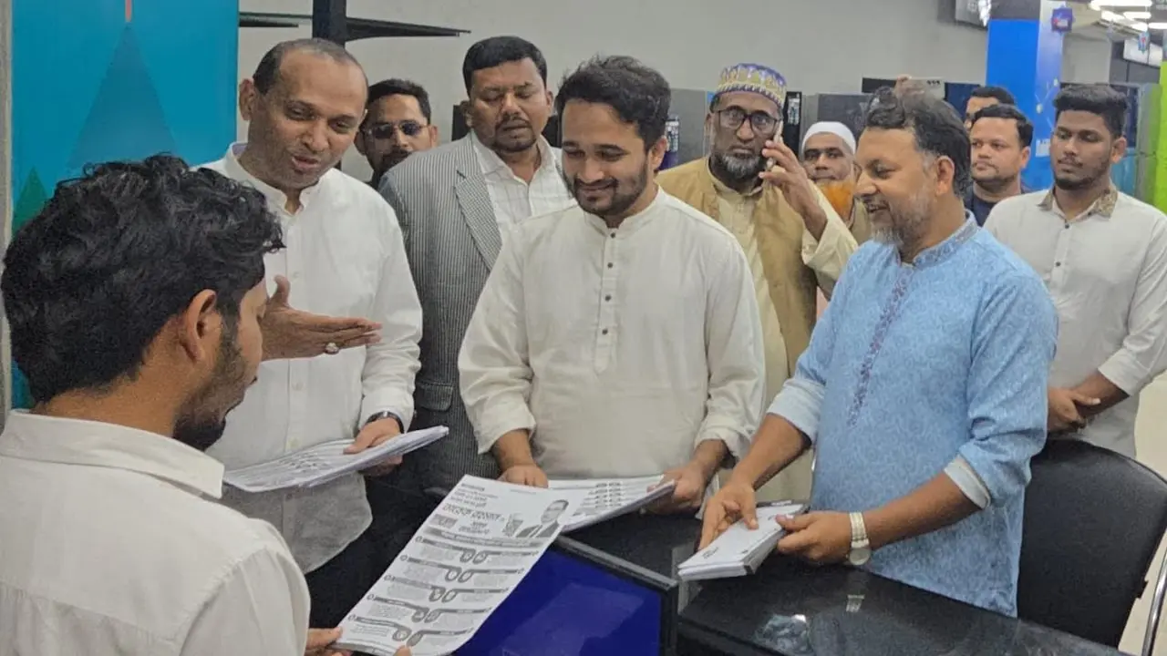 তারেক রহমানের পক্ষে নির্বাচনী প্রচারণায় শহীদ মীর মুগ্ধের ভাই