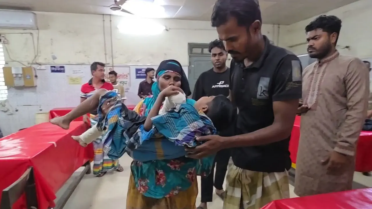 আলুক্ষেতে পড়ে থাকা ককটেল বিস্ফোরণে শিশুর হাত ছিন্নবিচ্ছিন্ন