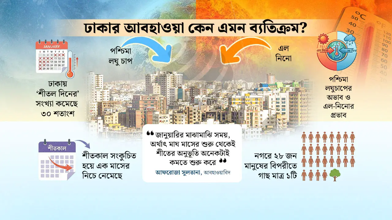 মাঘেই বসন্তের তাপ, ঢাকা থেকে কি বিদায় নিল শীত?