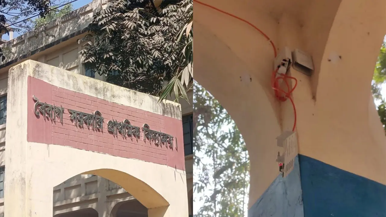 ভোটের আগেই কেন্দ্রের সিসি ক্যামেরা নিয়ে গেল দুর্বৃত্তরা