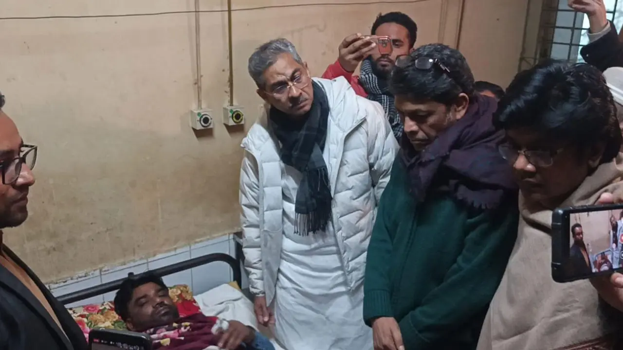লক্ষ্মীপুরে বিএনপি-জামায়াত সংঘর্ষে আহতদের দেখতে হাসপাতালে এ্যানি চৌধুরী