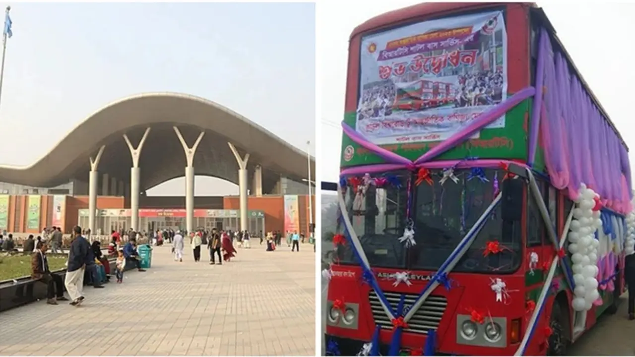 বাণিজ্য মেলার শাটল সার্ভিস শুরু ৩ জানুয়ারি থেকে
