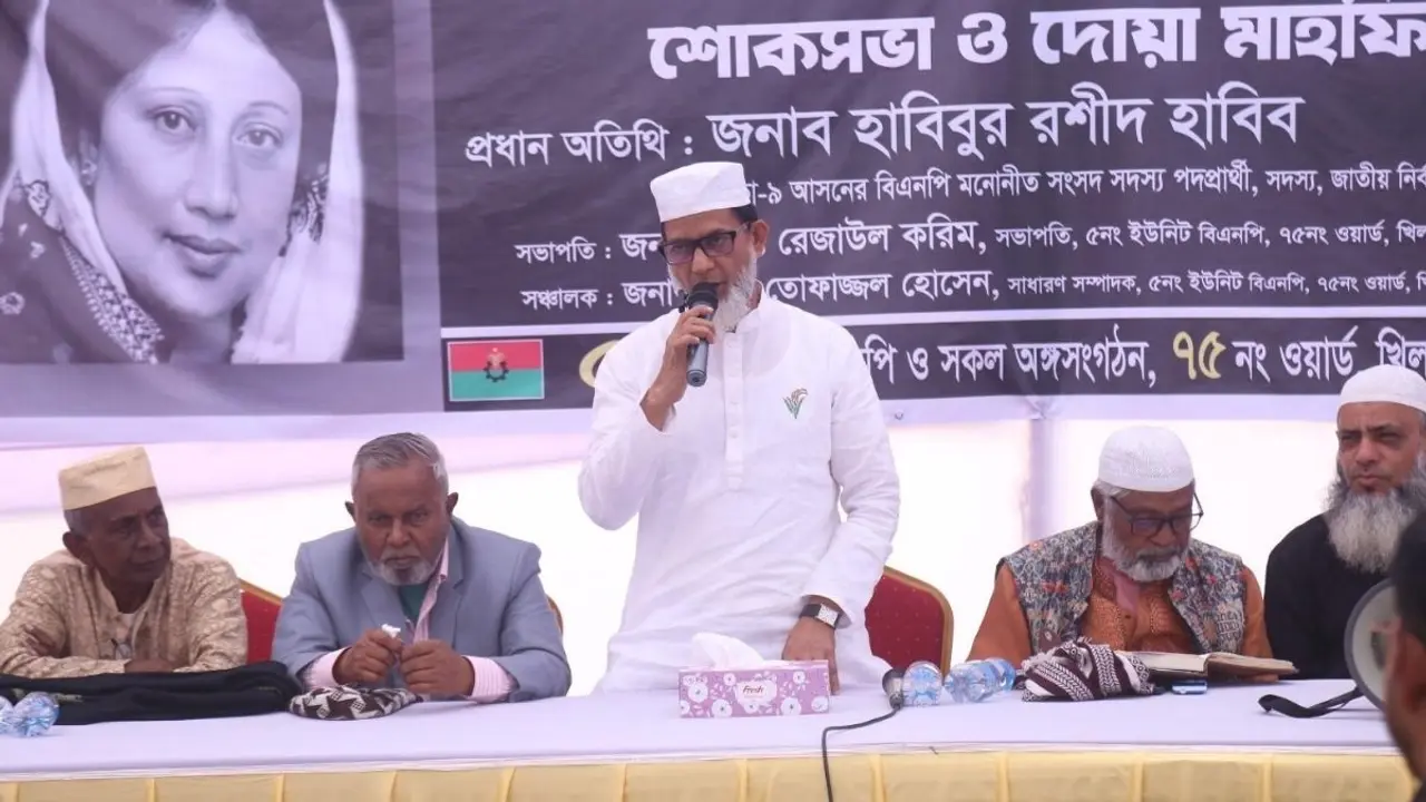 দল-মত নির্বিশেষে এলাকার উন্নয়নে ঐক্যের আহ্বান হাবিবুর রশিদের