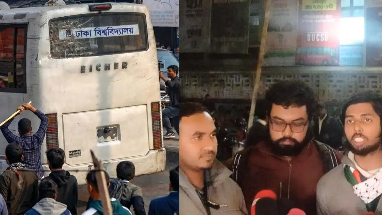 সায়েন্স ল্যাবে ঢাবির বাসে হামলা, শাহবাগ থানায় অভিযোগ করবে ডাকসু
