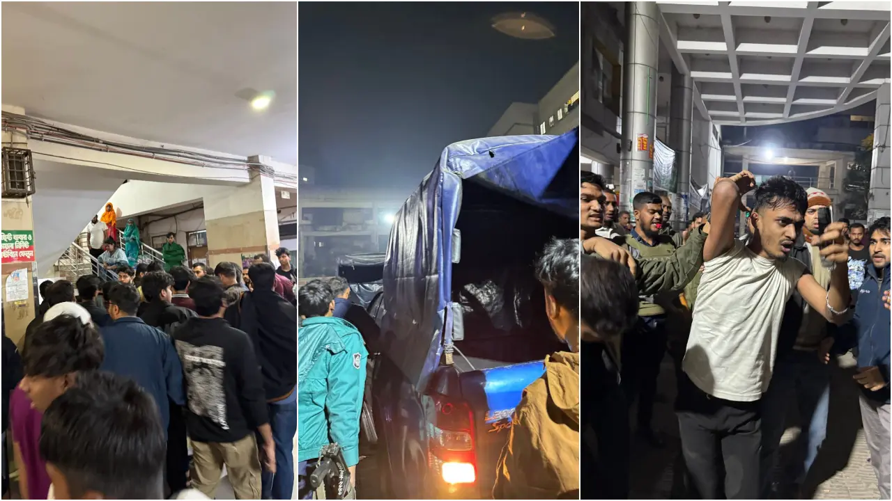 ঢাকা মেডিকেলে রোগী মৃত্যুর ঘটনায় চিকিৎসককে মারধর, চিকিৎসা সেবা বন্ধ