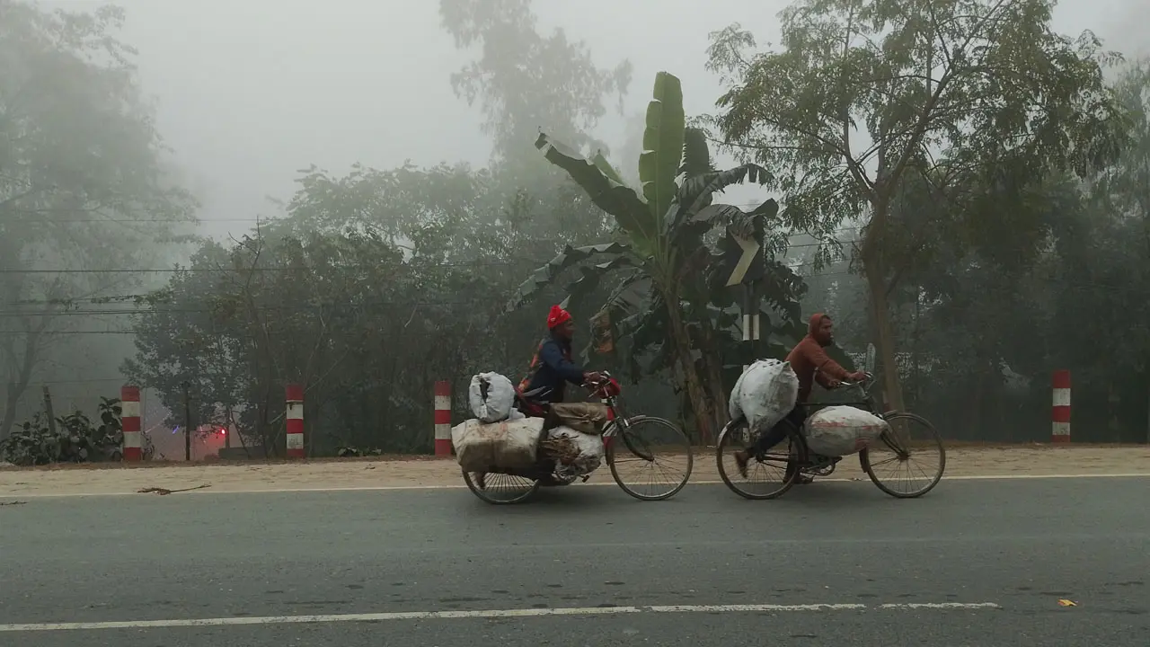 কুড়িগ্রামে হাড়কাঁপানো শীত, জনজীবন স্থবির