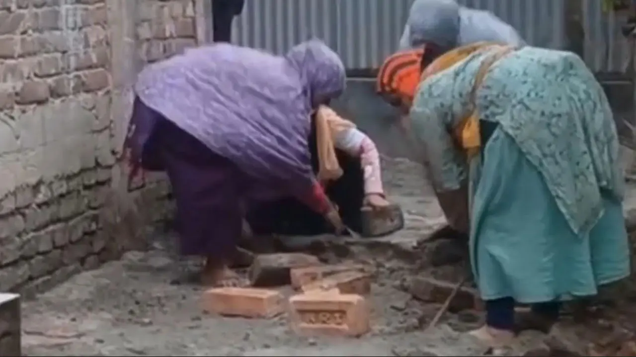 রাস্তার ইট তুলতে বাধা দেওয়ায় স্বামীসহ ইউপি সদস্যকে কুপিয়ে জখম