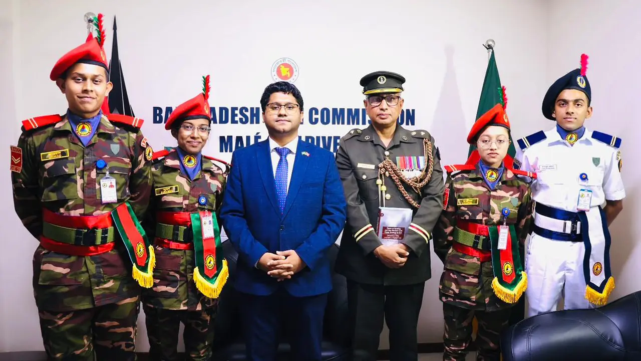 আন্তর্জাতিক ক্যাডেট বিনিময় কর্মসূচি : মালদ্বীপ সফরে বিএনসিসি প্রতিনিধিদল