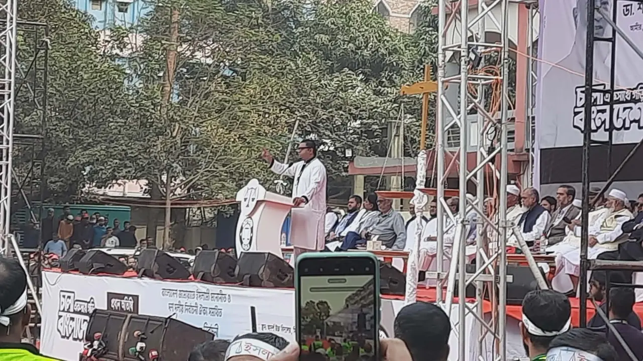 হত্যাকারী-চাঁদাবাজদের জন্য না, ন্যায়ের পক্ষে হ্যাঁ : রাশেদ প্রধান