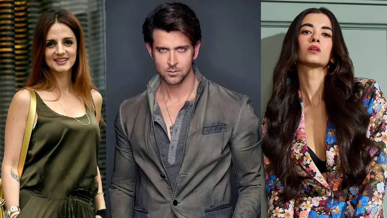 প্রাক্তন স্ত্রী ও প্রেমিকাকে নিয়ে হৃতিকের জন্মদিন উদযাপন
