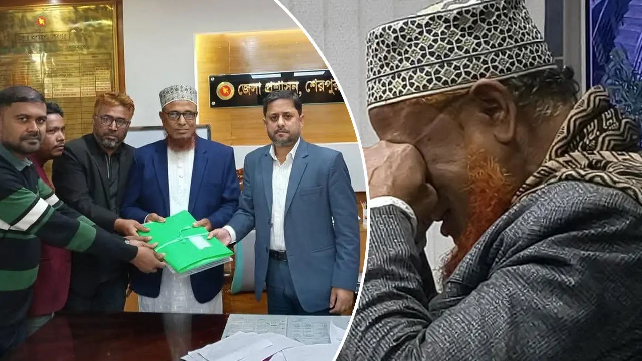 অবশেষে শেরপুর-২ আসনে মনোনয়নপত্র জমা দিলেন এবি পার্টির প্রার্থী
