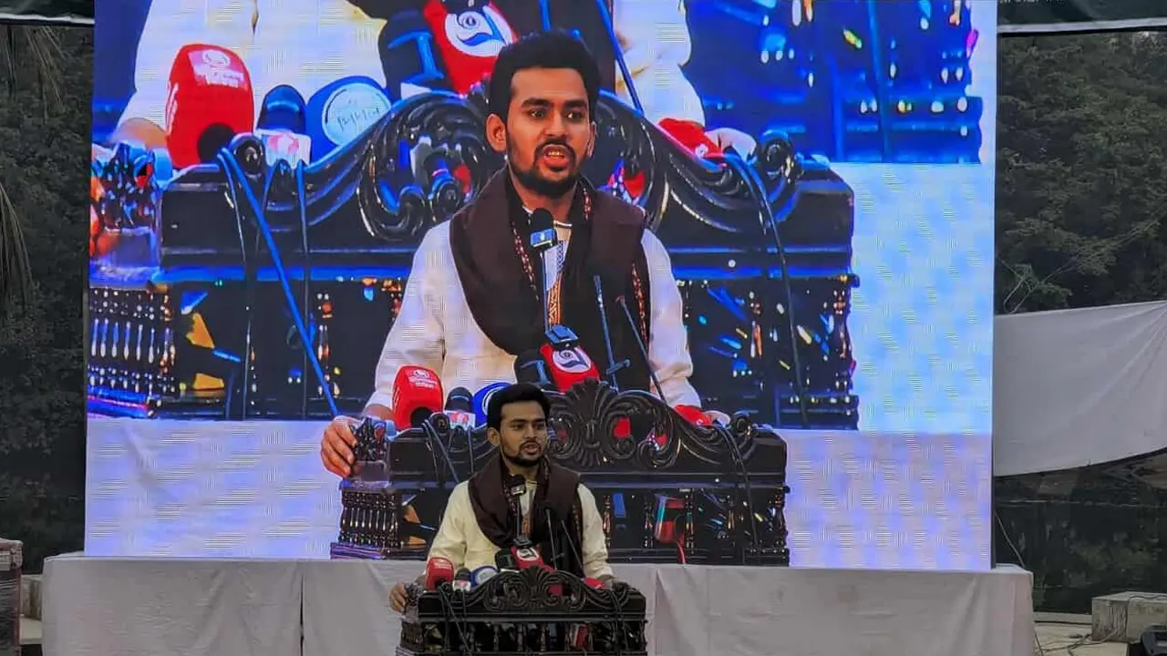 ১০ দলীয় জোট বিজয়ী হলে সুশাসন নিশ্চিত করা হবে : আসিফ মাহমুদ