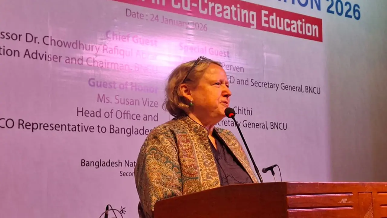 তরুণদের অংশীদার না করলে শিক্ষা সংস্কার সম্ভব নয় : সুজান ভাইজ