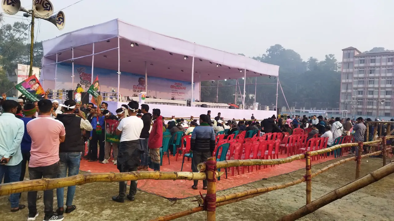 চট্টগ্রামে তারেক রহমানের সমাবেশ, জড়ো হচ্ছেন নেতাকর্মীরা