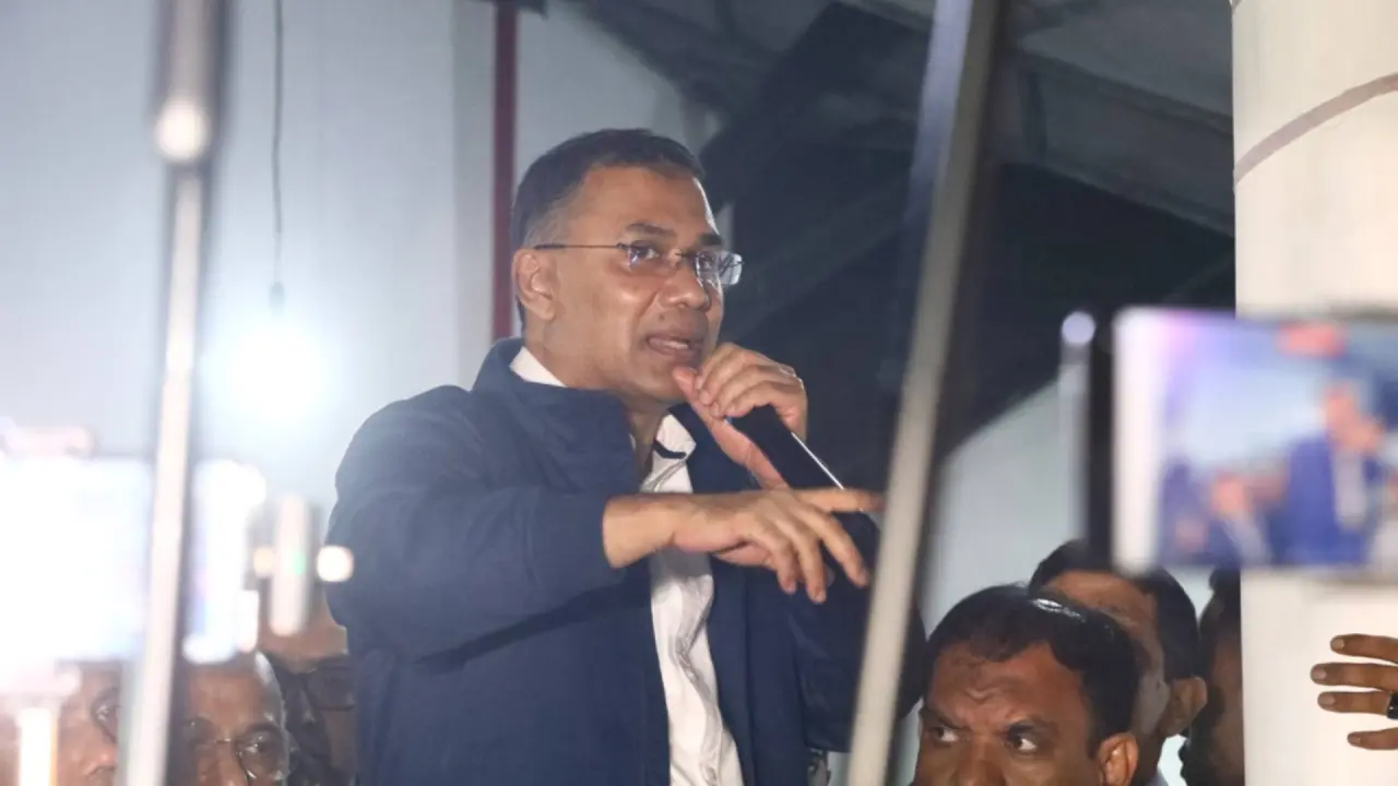 ধানের শীষে ভোট চেয়ে নির্বাচনী প্রচার শুরু করলেন তারেক রহমান