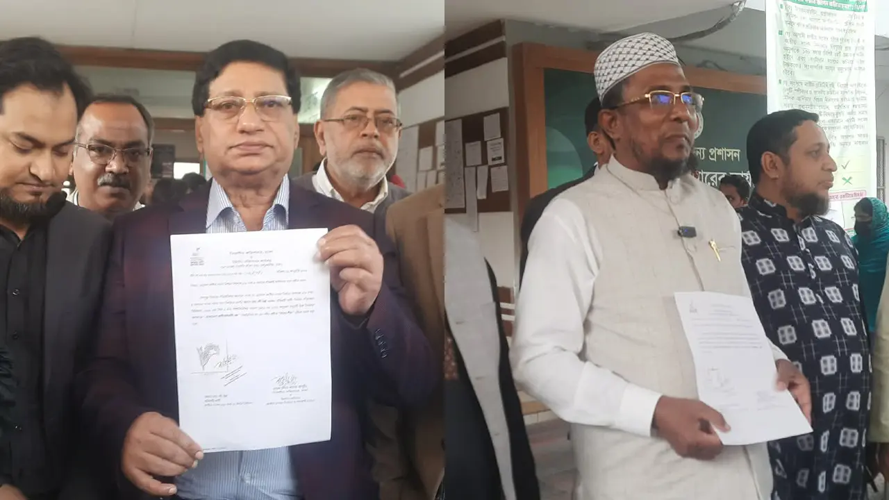 ধানের শীষ পেলেন নবী উল্লা, দাঁড়িপাল্লা পেলেন মোহাম্মদ কামাল হোসেন