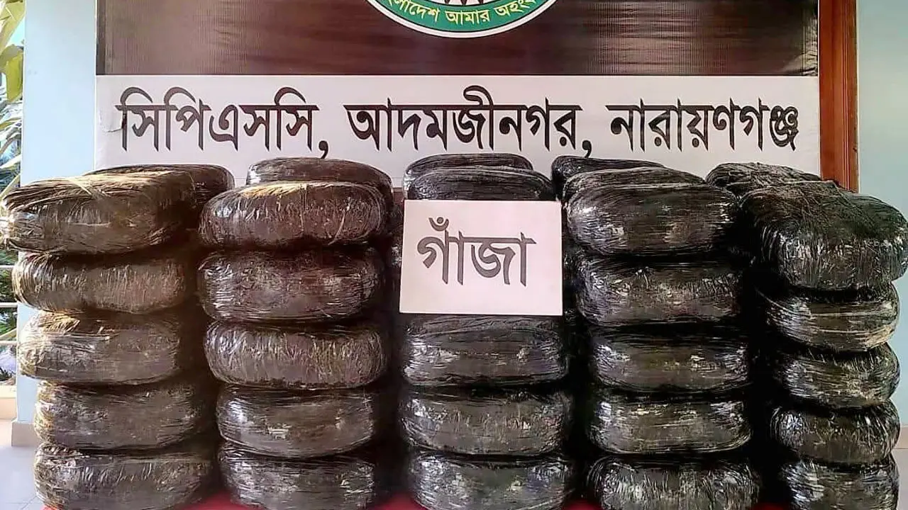 বন্দরে টয়োটা ক্লুগার থেকে কোটি টাকার গাঁজা জব্দ