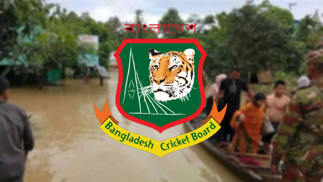 বন্যার্তদের পাশে দাঁড়াচ্ছে বিসিবি