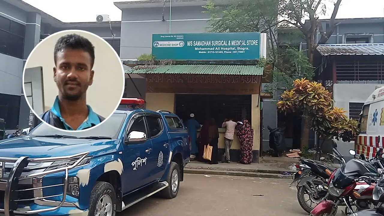 বগুড়ায় ডিবি কার্যালয় থেকে আসামির ঝুলন্ত মরদেহ উদ্ধার