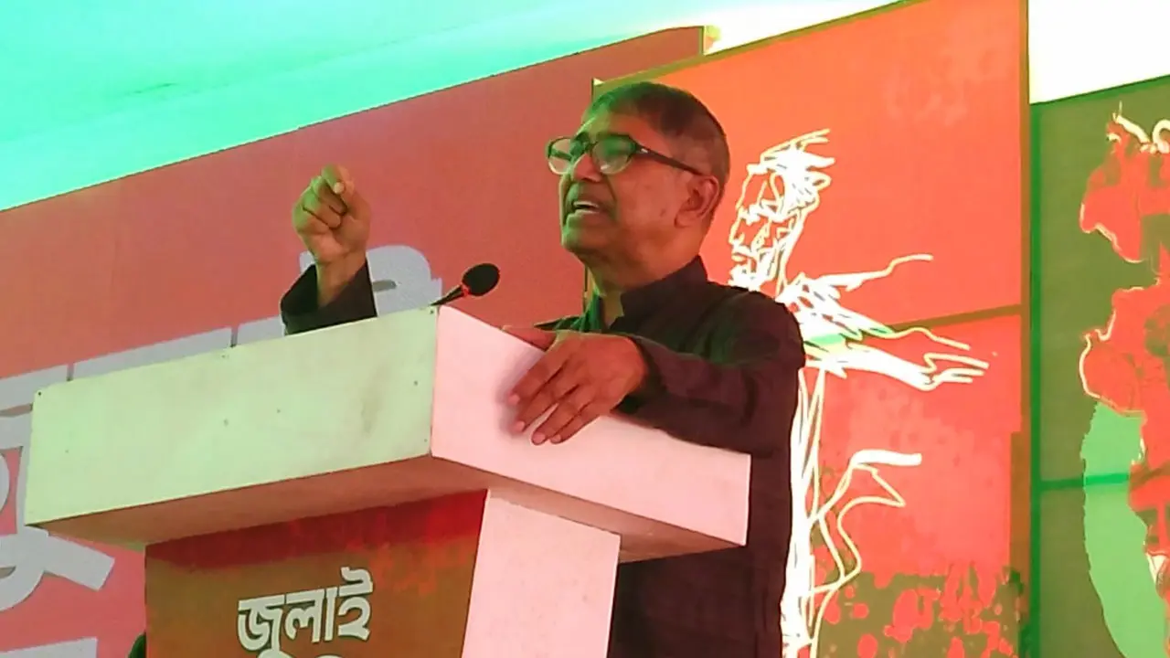 জুলাই চেতনা অক্ষরে অক্ষরে বাস্তবায়ন হবে : মুক্তিযুদ্ধমন্ত্রী