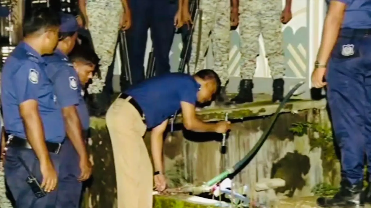 জঙ্গল সলিমপুরে পানি সরবরাহের পাইপলাইনে বিষ প্রয়োগ, পুলিশের অভিযান