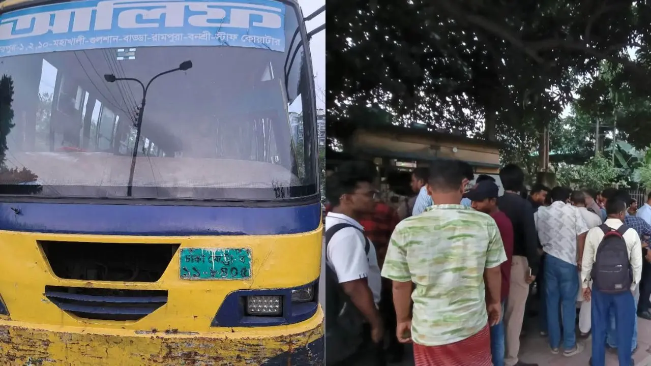 রামপুরায় আলিফ পরিবহনের বাসে জীবন গেলো ফিজিশিয়ানের, বাসসহ আটক চালক