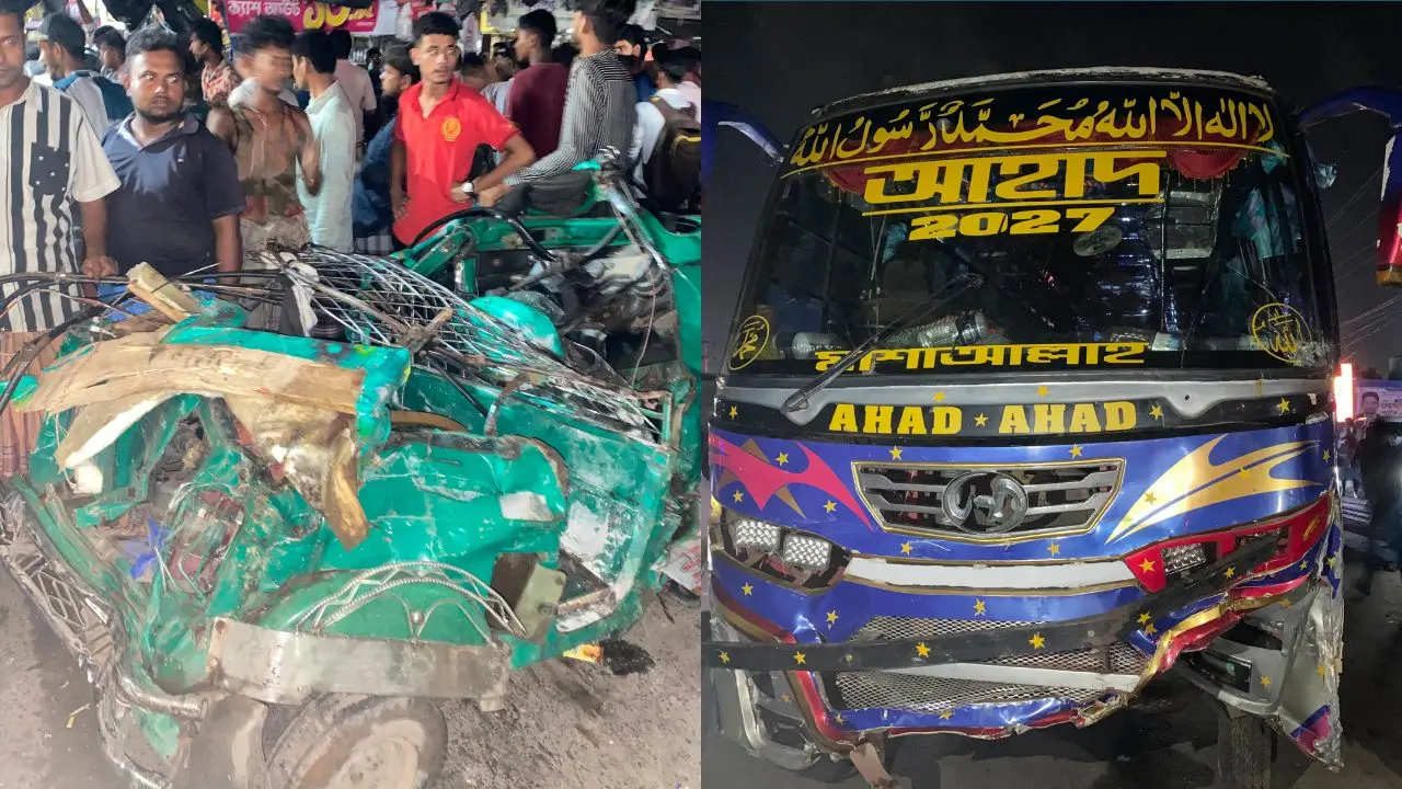 চট্টগ্রামে টানেল মোড়ে দোকানে ঢুকে পড়ল বাস, নিহত ২
